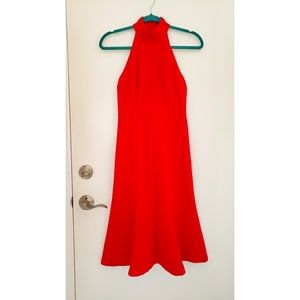 COPY - Cocktail, Evening Red Dress, Halter, Size 0